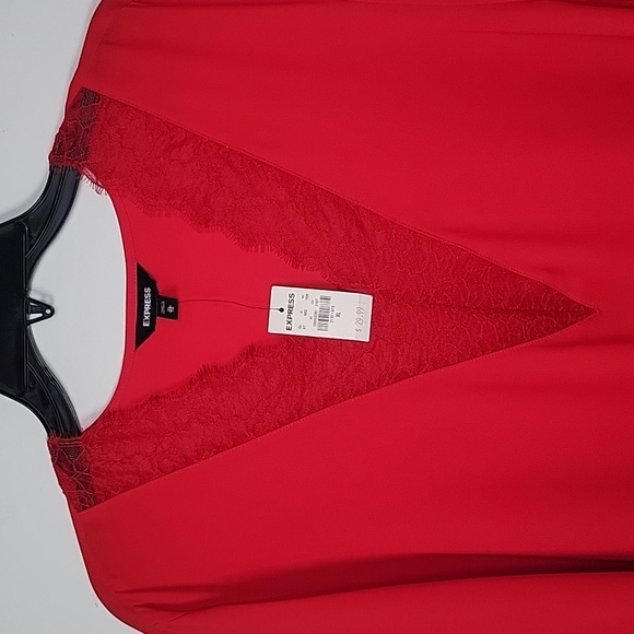 Express women red blouse - Picture 4 of 9